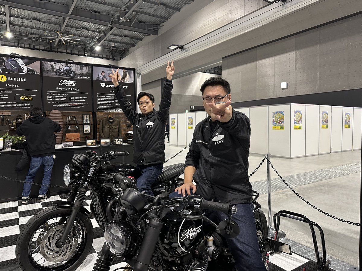 plot_touring's tweet image. #名古屋モーターサイクルショー
2日目終了しましたー✌️

いよいよ明日は最終日🔥
皆さんのご来場おまちしています❗️