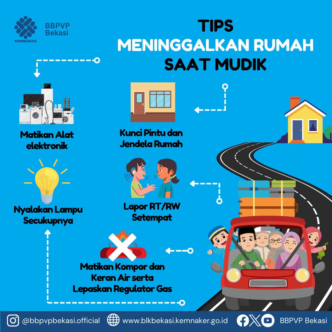 BBPVP_Bekasi's tweet image. Siap-siap mudik? 
Pastikan untuk mempersiapkan diri dengan baik! 

Berikut adalah lima tips berguna untuk meninggalkan rumah dengan tenang dan aman selama perjalanan mudik. 

#MudikAman #TipsMudik #PersiapanPerjalanan