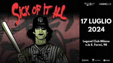 Sick Of It All: una data live in Italia a luglio! metallus.it/sick-of-it-all… #SickOfItAll @legend_milano @SOIANYC