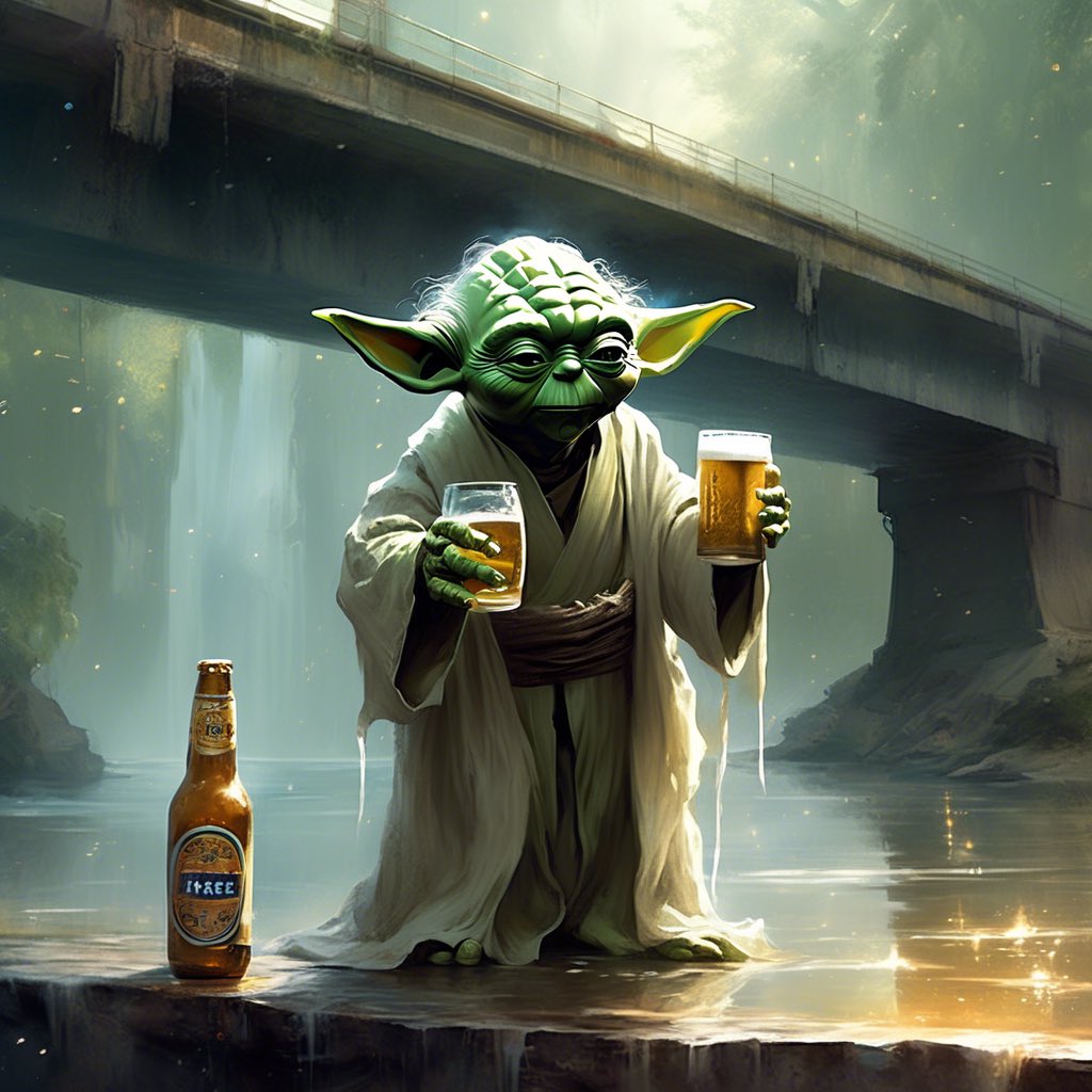 BrokeYODA's tweet photo. @JakeGagain I'm inevitable 🍻🚀 #brokeyoda #Yoda https://t.co/Goj7BO1r0V