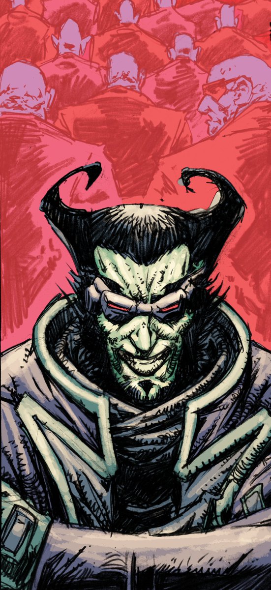 literaturedevil's tweet image. #DocAlpha Lore!
Name: Dr. Mindel Kloner
Profession: Super Scientist
Specialty: Genetics
Occupation: Supervillain/Secret Agent of the US Government

Summary: Dr. Kloner publicly operates as a supervillain and a major player in the dark world of espionage. He&apos;s more of a bond…