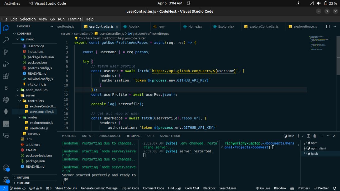 Richy_dev1's tweet image. Successfully migrated frontend requests from GitHub API to backend via Express middleware, enhancing security and performance. Streamlined integration for scalable web applications. #Express #GitHubAPI #BackendDevelopment