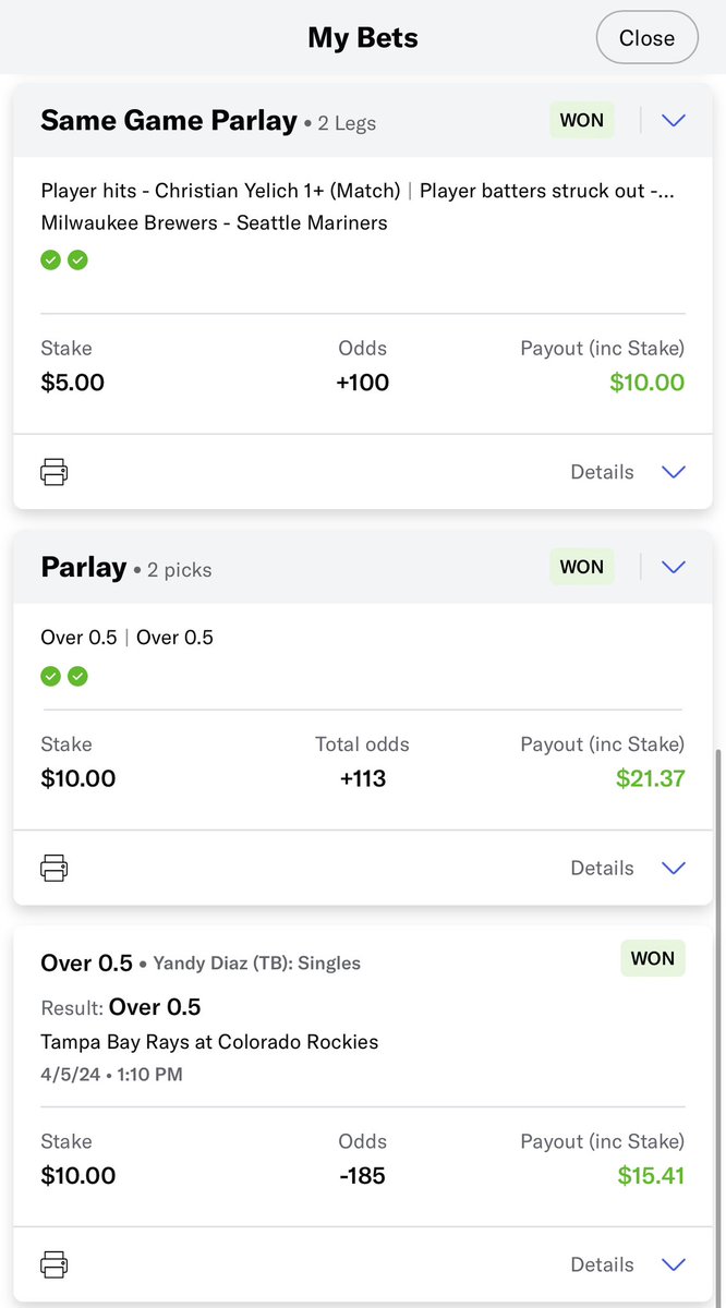 DFSNicholas's tweet image. Out here in Vegas and NO @FDSportsbook or @PrizePicks so I had to get in on that @BetMGM and had a pretty good day🤷🏽‍♂️