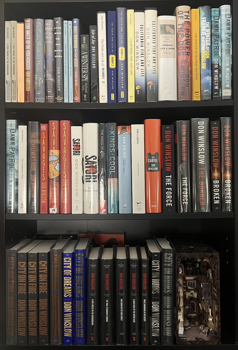 Well <a href="/donwinslow/">Don Winslow</a> it’s been a wild ride with you my friend. There’s room for one signed copy of City in Ruins coming from <a href="/poisonedpen/">ivryff</a> and then that wraps it up. Thank you for keeping me company all these years, and more years yet to come reading these all over again.