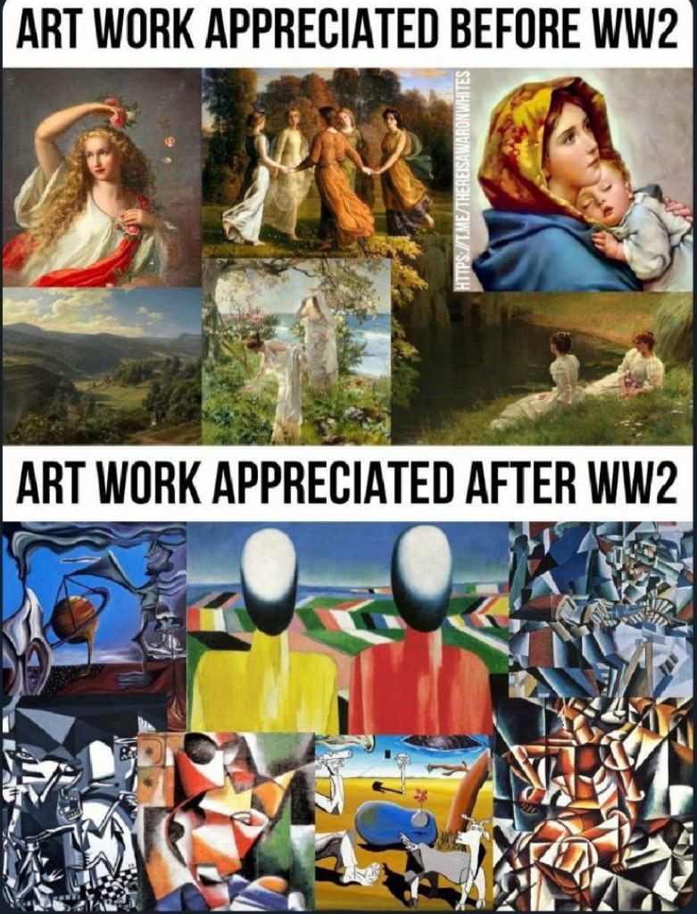 L’Art avant et après #WorldWar2