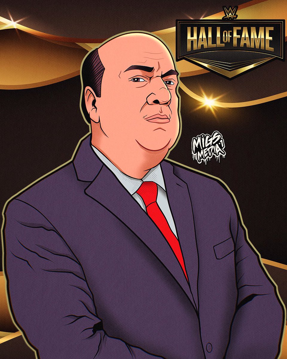 Congratulations to @HeymanHustle on being inducted into the @wwe Hall of Fame Class of 2024 #PaulHeyman #WWEHOF #WWEHallOfFame #MigsMedia1 #SmackDown #WWE #WrestleMania #WWERaw