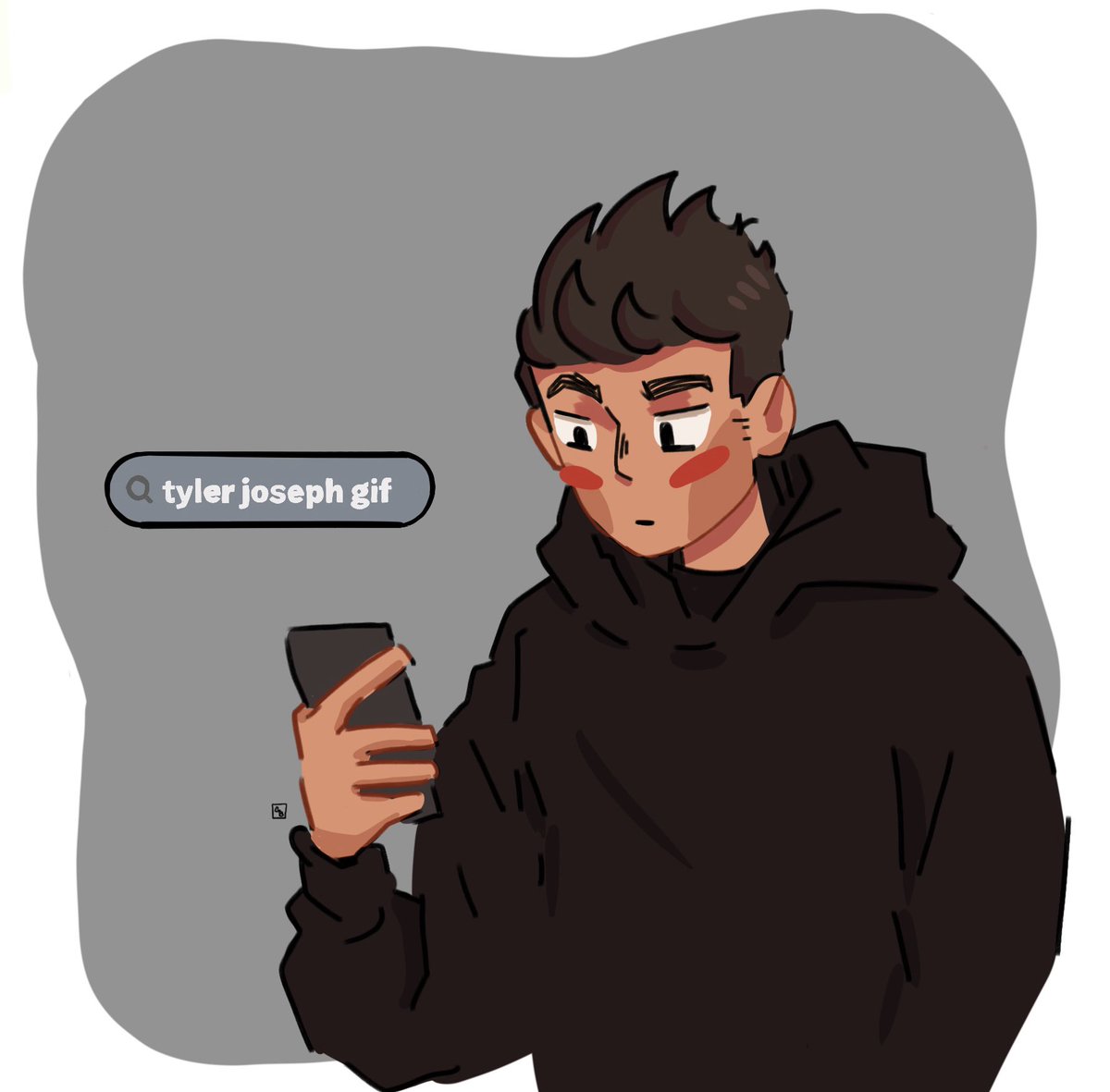 tapedband's tweet photo. he really had to look up his own name

#cliqueart #twentyonepilots https://t.co/PntouPRaob