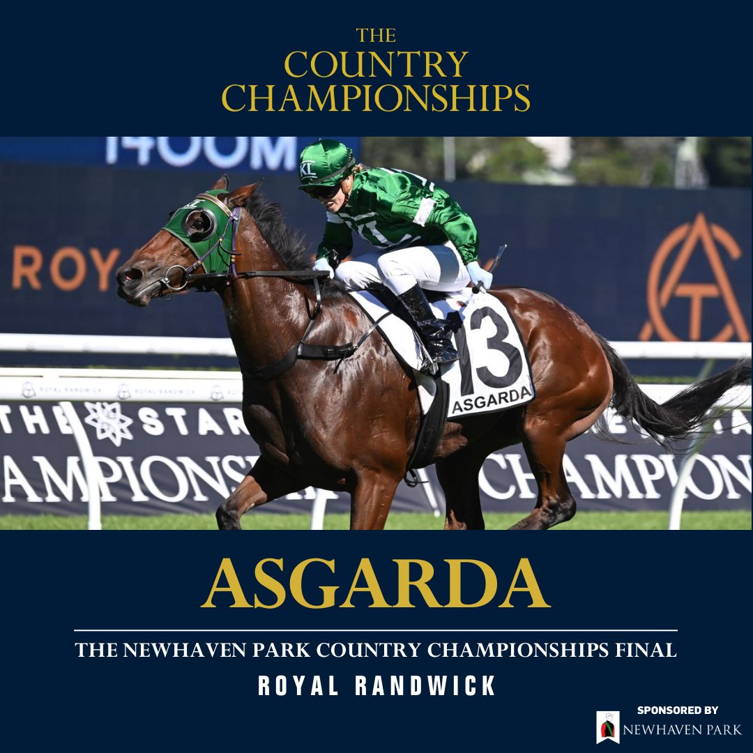 Congratulations ASGARDA, trainer Doug Gorrel and jockey Kayla Nisbet and connections of the 2024 Newhaven Park Country Championships winner! 👏