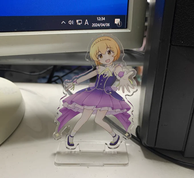 この間の小春ちゃん誕生日絵、頑張って描いたので試しにアクスタ作ってみました(笑いい感じに出来たと思うので、5/4に開催されるMBF15で頒布しようと思います。よろしくお願いします〜!#MBF15#U149オンリー#LCP5#古賀小春 