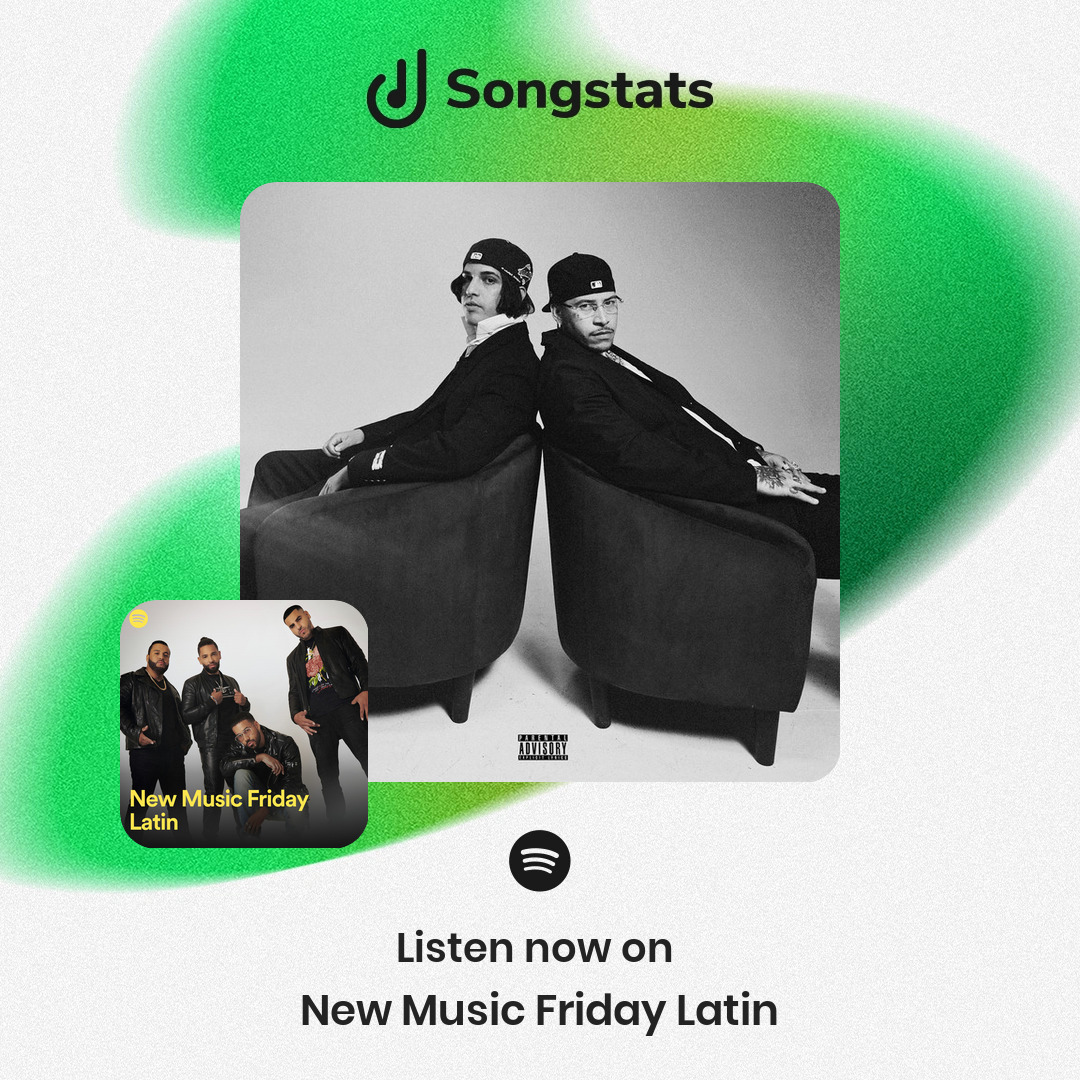 <a href="/christamayo_/">Arista-Salado</a> Awww yes! "MAQUINAS DE DEALER" got added to the editorial playlist 'New Music Friday Latin' with over 587K Followers on Spotify!