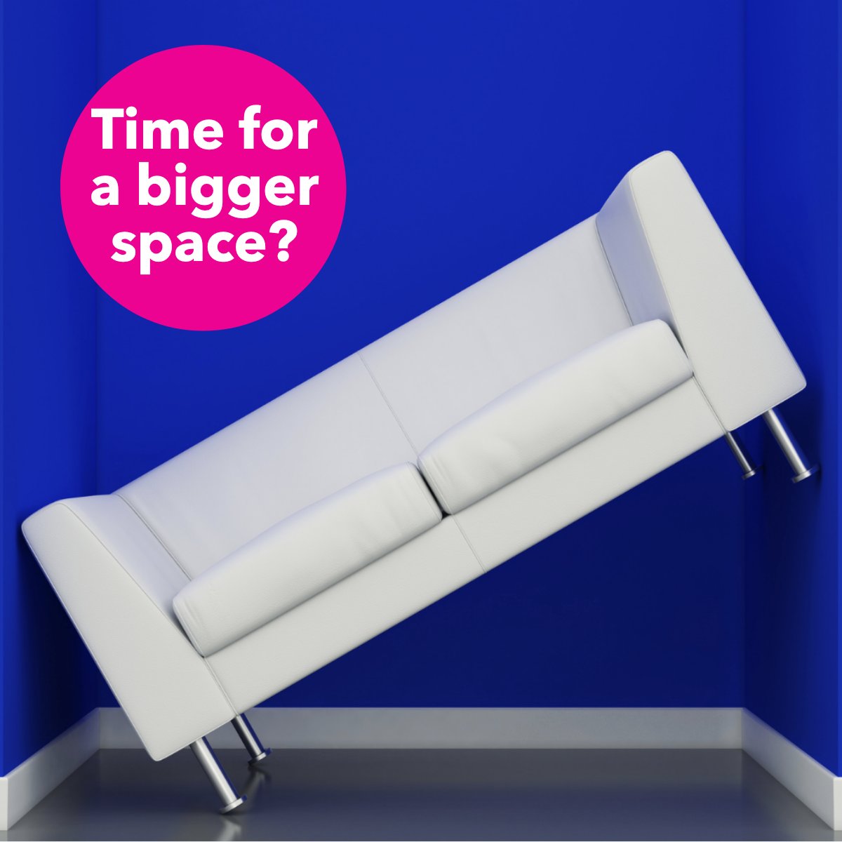 Are you ready for a bigger space? 🤔 Let us know below! #spaces #spacedesign #spacer #biggerspaces