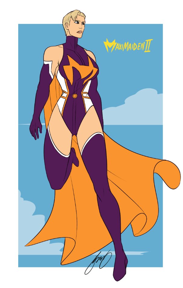 PyrasTerran's tweet photo. Commission of my fave @ThunderWomanTru heroine MaxiMaiden 2 

If you want a commission, check the link! https://t.co/xULIYuQtKi https://t.co/zWbKyJEOy1