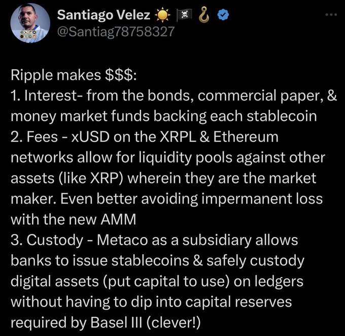 Ripple Needs A New Way To Make Money That&rsquo;s NOT SELLING XRP  This Stablecoin Will Allow 3 New Income