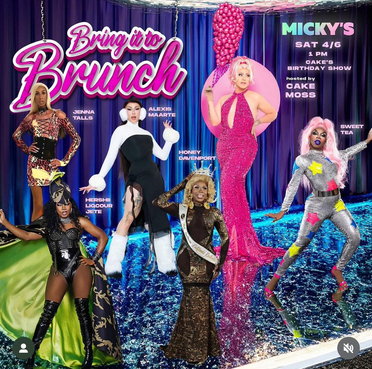 04/06 BRING IT TO BRUNCH @MickysWeHo @MsCakeMoss Jenna Talls @HershiiLiqCour Alexis Ma Arte @Honey_Davenport Sweet Tea @WeHoLove @wehoCrazy @Wehopost @LGBTGenZ @GEDmagazine