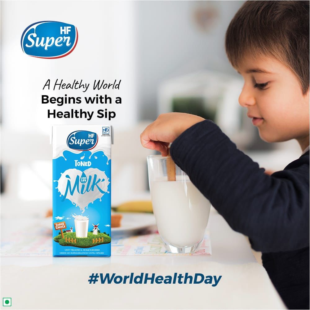 Sip to a healthier world! Celebrating World Health Day with the goodness of milk. 🥛
.
.
#worldhealthday #healthysip #milkforlife #wellnessjourney #healthyhabits #nutritionfirst #sipsmart #healthyliving #healthylifestyle #hfsuperproduct #hfsuperbakeryanddairy