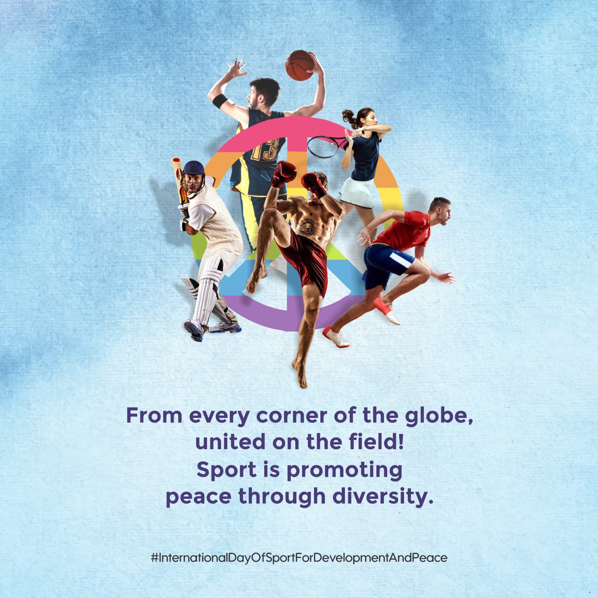 Sport, a global unifying factor, transcends boundaries and promotes unity in diversity. Together, let us celebrate the transformative power of sport!