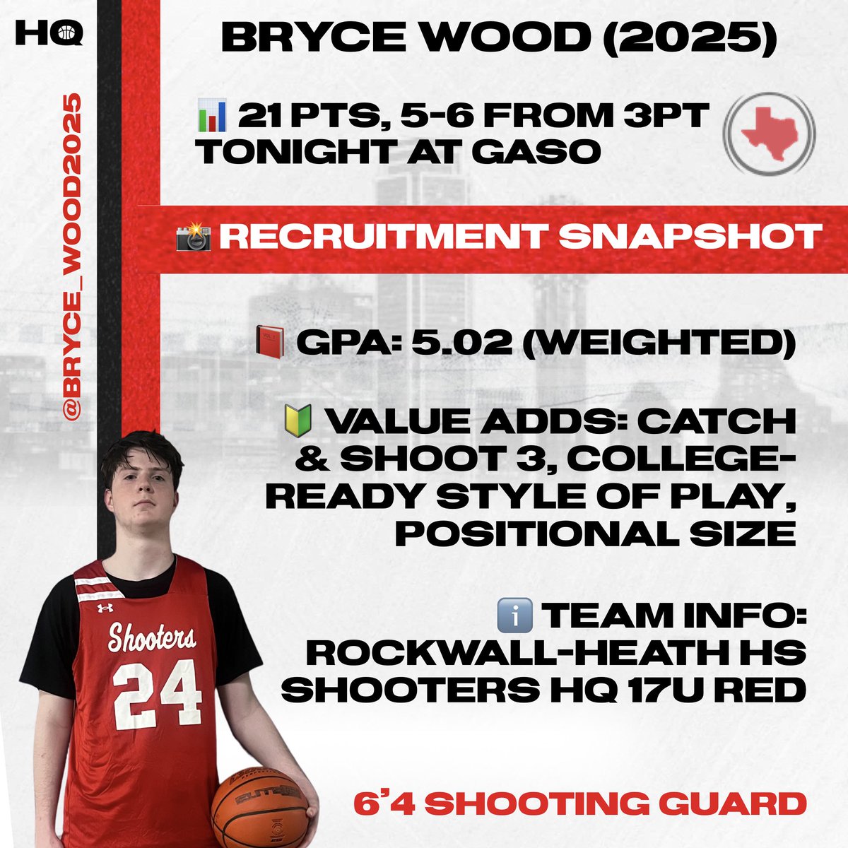 Justin Lovvorn (@justinlovvorn) on Twitter photo <a href="/Bryce_Wood2025/">Bryce Wood</a> LIT IT UP TONIGHT!
π 21 POINTS | 5-6 FROM THREE
πΈ Recruitment Snapshot β¬οΈ
<a href="/Shooters_HQ/">Shooters HQ</a> <a href="/Bryce_Wood2025/">Bryce Wood</a> LIT IT UP TONIGHT!
π 21 POINTS | 5-6 FROM THREE
πΈ Recruitment Snapshot β¬οΈ
<a href="/Shooters_HQ/">Shooters HQ</a>