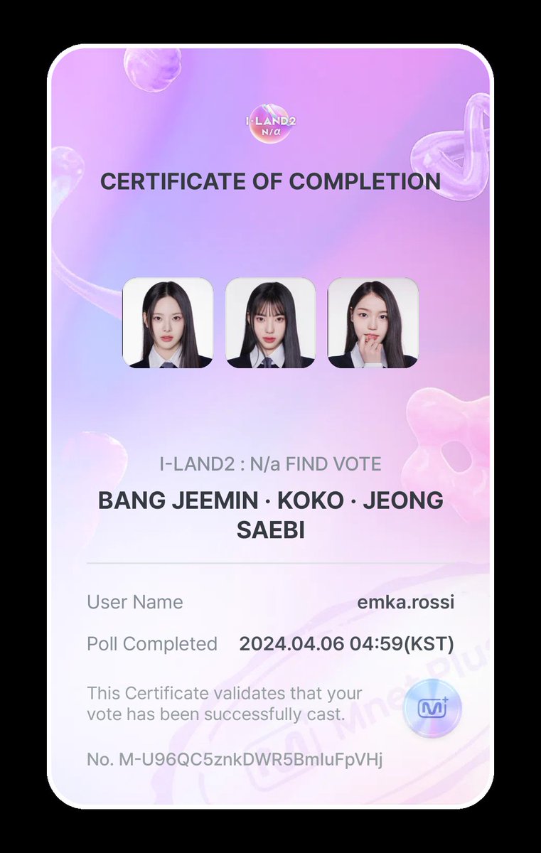 Hanni_Mo's tweet photo. #ILAND2_FINDVOTE #MnetPlus https://t.co/Af0rbabBxf
