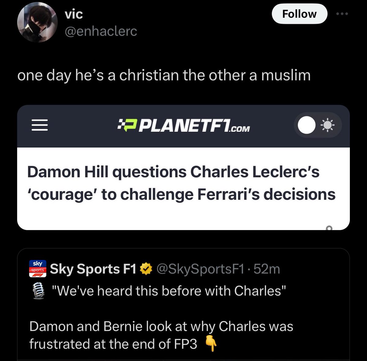 See 👀 They’re such hypocrites! #DamonHill
