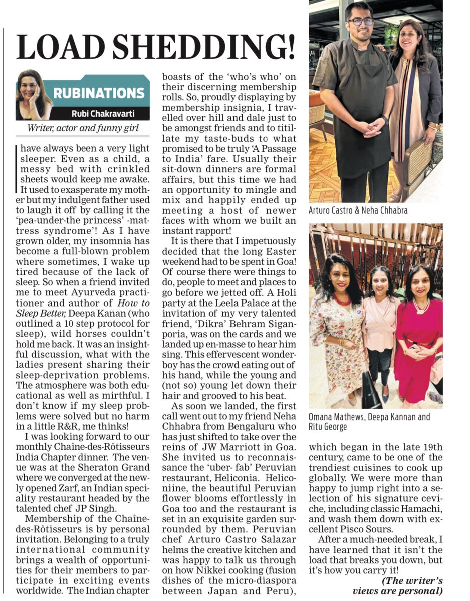 Where did city’s crème de la crème go? Rubi Chakravarti says it all @santwana99 @Cloudnirad @tniefeatures @vidyaiyengarblr