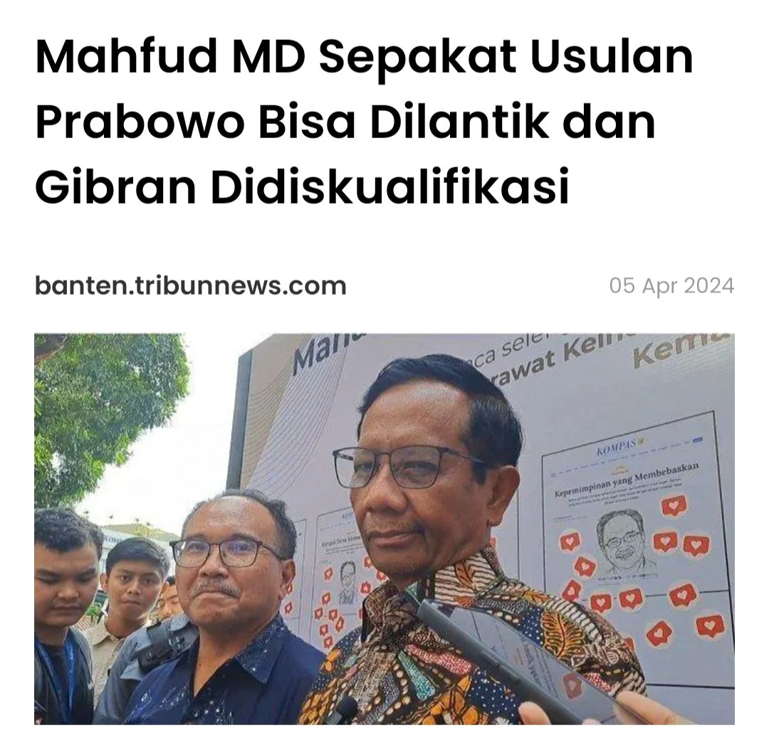 Saya sangat setuju..