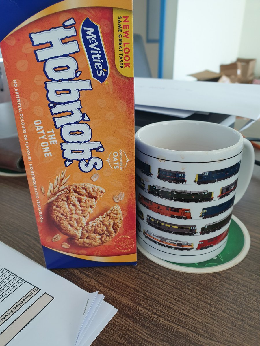 You cannot beat a morning brew and a @McVities Hob Nob