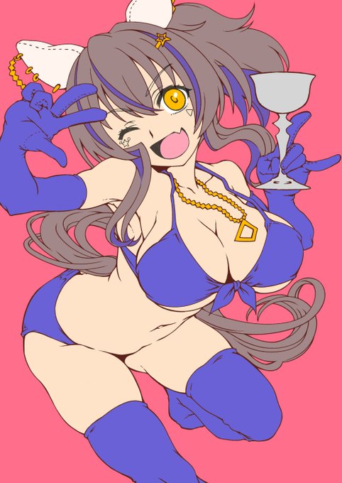 skeb進捗状況:カラーラフ
ご依頼で大人に成長した水着姿のダイタクヘリオスを描かせてもらっていますうぇーい
修正加筆を終えてこれから色塗りに移りますウェーイ✌️🎲✌️ 