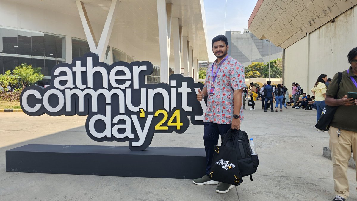 gunamysterious's tweet photo. #Ather #Athercommunityday2024 #Atherenergy 

Community Day @atherenergy https://t.co/A0AW32lI2m