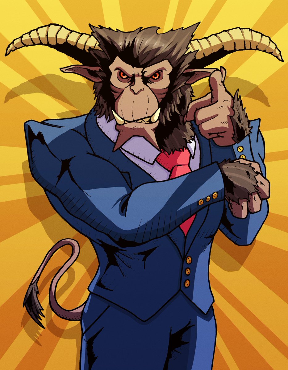 Ziorcos's tweet photo. Recoloured the Phoenix Wrajang piece again
#AceAttorney #MonsterHunter #Rajang https://t.co/kFlm2tme0Y