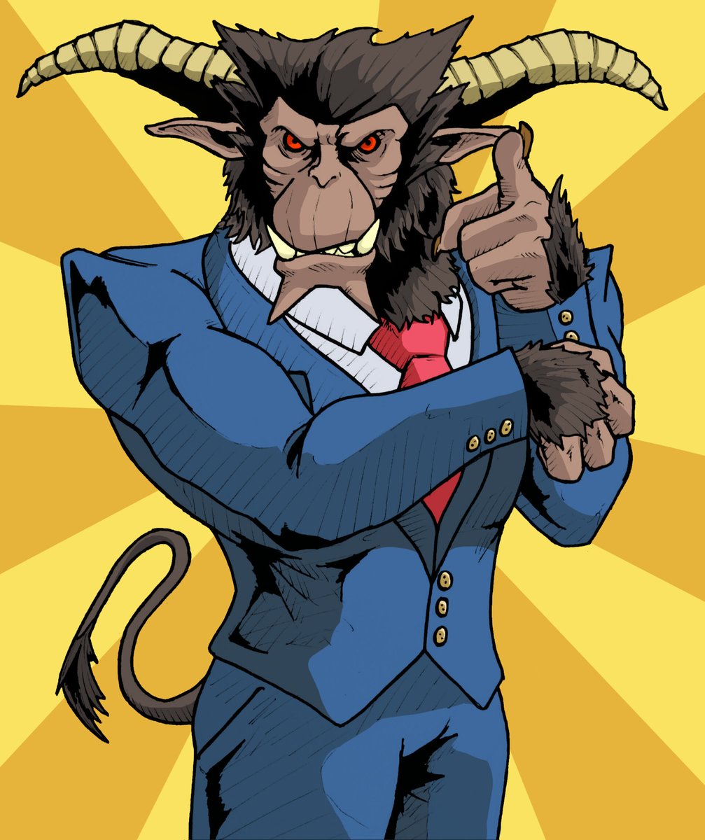 Ziorcos's tweet photo. Recoloured the Phoenix Wrajang piece again
#AceAttorney #MonsterHunter #Rajang https://t.co/kFlm2tme0Y