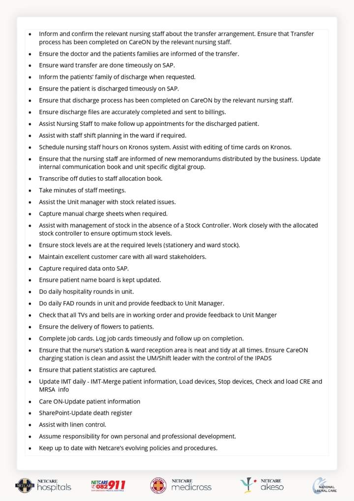 CarolBoitumelo1's tweet photo. We are looking for a Ward Administrator to join our team!

Located in Netcare Waterfall City Hospital
Closing Date : 10 April 2024

Send your CV to carol.choshi@netcare.co.za https://t.co/xZ3Nb5H0Qk