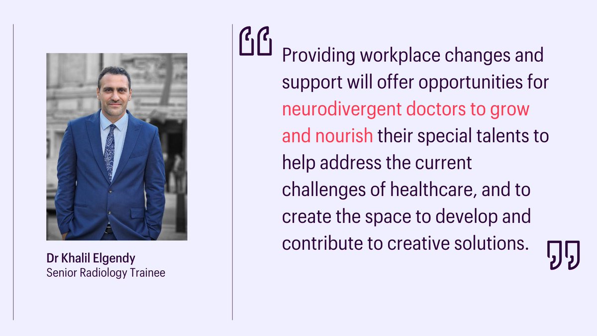 Dr Khalil Elgendy is a senior radiology trainee at @‌ImperialNHS and @‌RadReach mentor. To celebrate World #AutismAcceptanceWeek, he shares how we can empower neurodivergent doctors to thrive in healthcare. Read his blog: rcr.ac.uk/news-policy/la…
