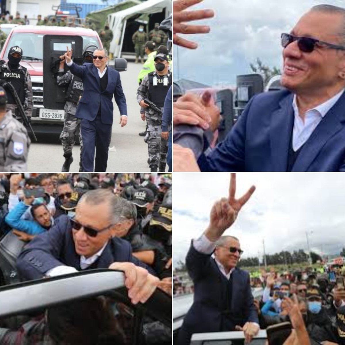Silarguello1's tweet photo. Ecuatorianos... jamás olvidemos el día cuando este delincuente salió de la cárcel con un hábeas corpus pagado con dinero del narcotráfico y sin síntomas de ninguna enfermedad ni padecimiento!!!
Hasta hoy se burlaron de nosotros... vamos Ecuador ✊🏻🇪🇨 https://t.co/4i0WiK6pMb