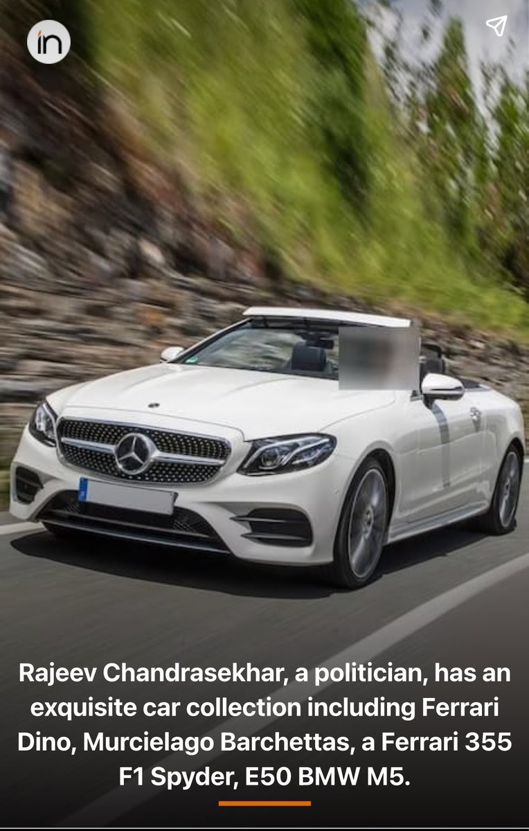 sidd_sharma01's tweet photo. And these are our most honest lawmakers - Think & evaluate for a moment: 

1. He owns the most luxurious fleet of cars like Ferrari Dino, Murcielago, Barchettas, Ferrari 355 F1 Spyder, E50 BMW M5 etc

2 But this Union Minister ONLY earns a taxable income of Rs.680/- (Six Hundred and Eighty Only) for FY’2020-21

Now:

🔸 How does a common men make such fleet of cars with that kind of Taxable, income - Something #BJP4India needs to suggest in their manifesto 

🔸 Other thing that #BisGuru & #HighestApprovalRating Leader needs to explain in his next public address / speech is that if Union Ministers are making as little as Rs.680/- in entire Financial Year, how are they perceiving & presuming that a common Indian men is living & thriving in #Amritkaal under him #VikasKePapa

Ain’t it too confusing under the rule of #NaKhaoongaNaKhaneDoonga #Jumlebaaj 

#UnionMinistersIncome #RajeevChandrashekhar #RajeevChandrasekhar  #680RupeesEarning #MostHonestParty #MostHonestLeaders #IndianTaxPayers #Jumlebaaji #LiesLiesAndLies #TheLieLama #Feku