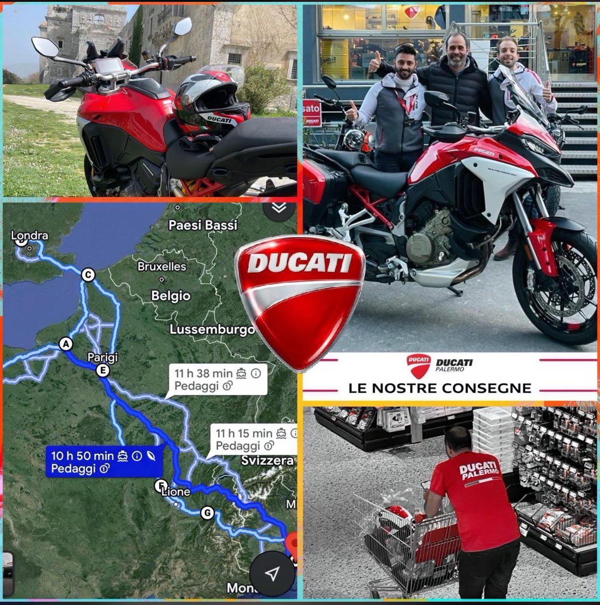 viciotage's tweet photo. Un anno insieme @DucatiMotor @multistradatalk @DucatiPalermo https://t.co/Aepab9jfPA