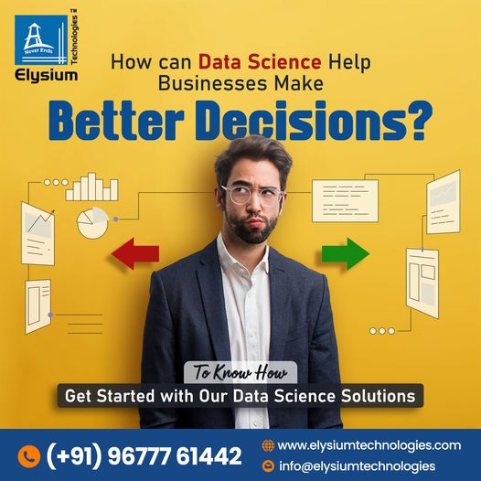 🚀 Unlock the Power of Data Science with Elysium Technologies! 📊💡

📞☎️Free Consultancy Call us now - +91 99447-93398
🌐Do refer our website rfr.bz/f5h3dew

#elysiumtechnologies #ETPL #datascienceconsultation #ConsultingServices #datascienceagency #datainsights