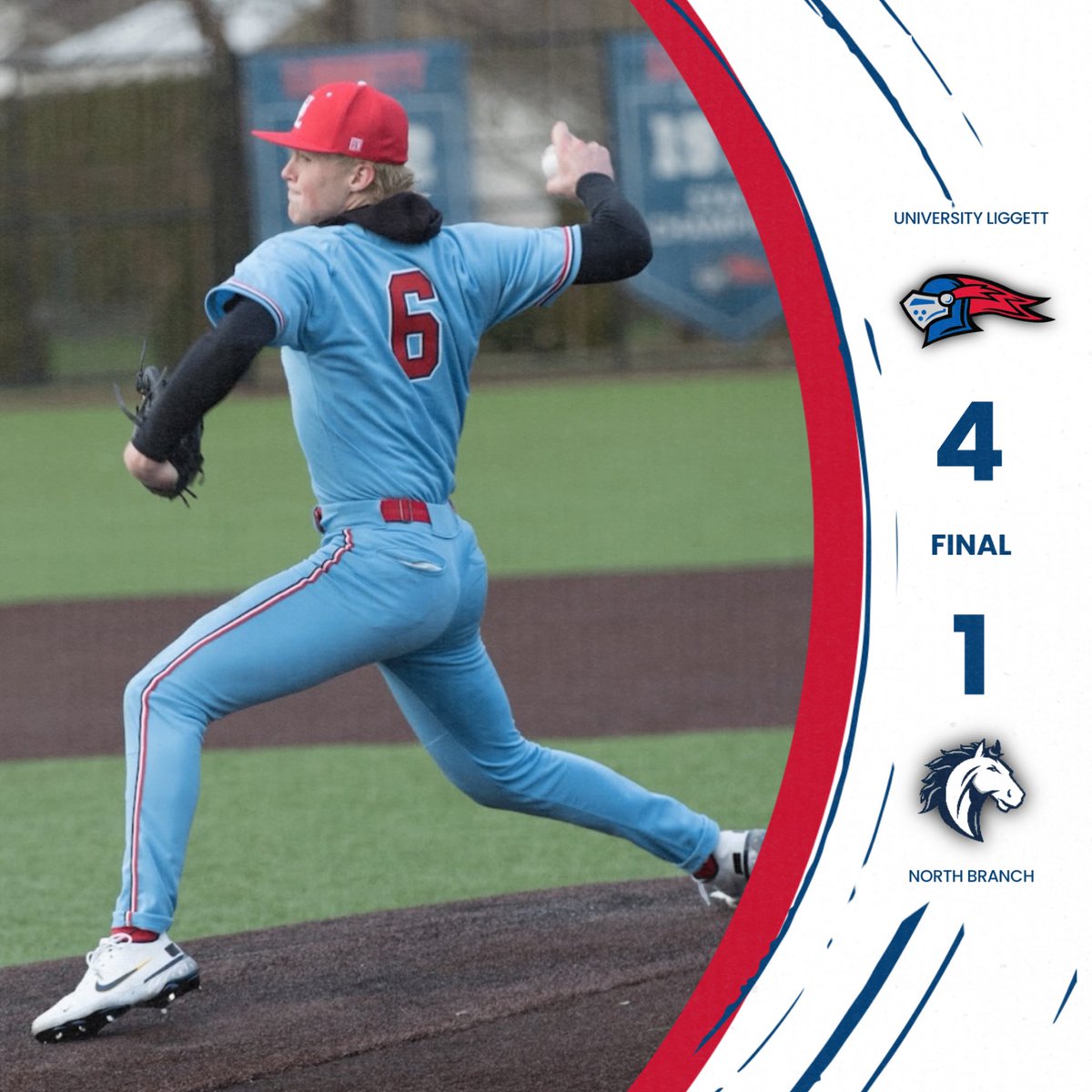 Knights Win‼️

They split the DH vs North Branch. <a href="/PrestonBarr9/">Preston Barr</a> logs the W with 8Ks (3 IP), 4 R, and 3 SB on the day! <a href="/ZachHill248/">Zach Hill</a> played great with (2) 2B + 5 RBIs between the two games! Shout out to <a href="/riccijoa22/">Jay Ricci</a> for his first Varsity win! #GoKnights ⚾️
