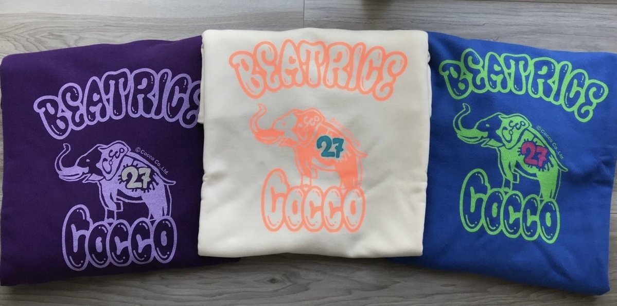 本日18:00~注文受付開始 ♪「ビアトリス」発売記念 スウェット