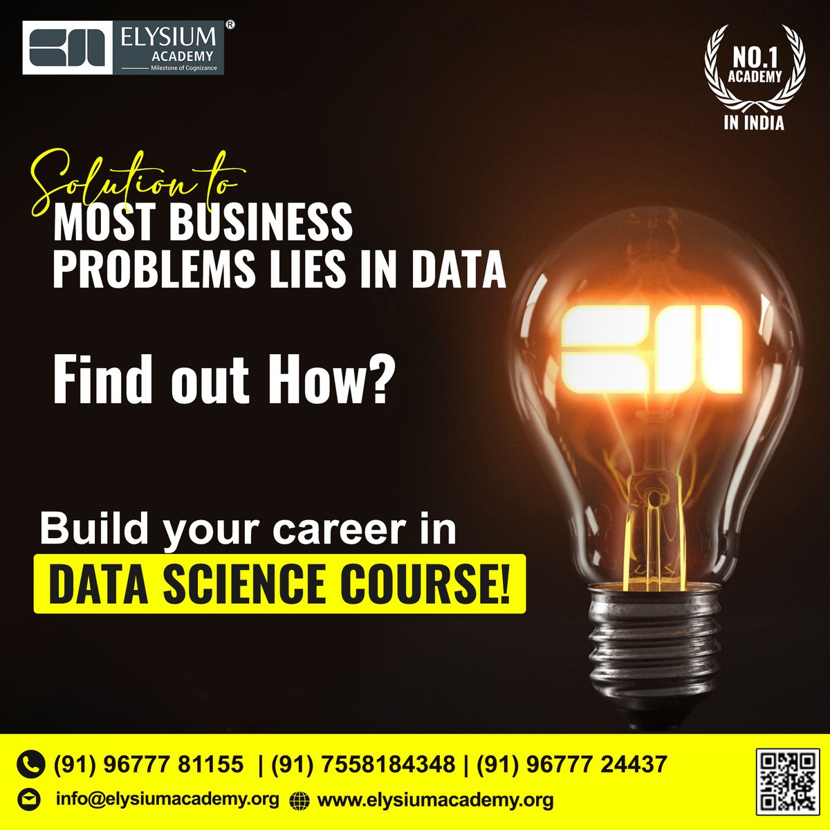 Lightup your business with Data Science courses!📊
#elysiumacademy #no1academy #tesbocourse #jobassurane #itcareer #it #itjobs #coding #job #technology #freeworkshop #datascience #networksecurity #itprofessional #jobs #software #itcourses #itcertifications #python #Datawithpython