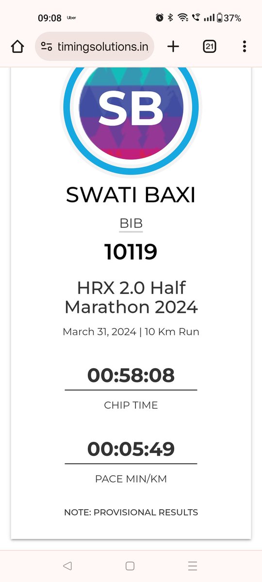 Mazaak mazaak me a "sub 60" 10k dream came true in last Sunday's race. 🤩🤩