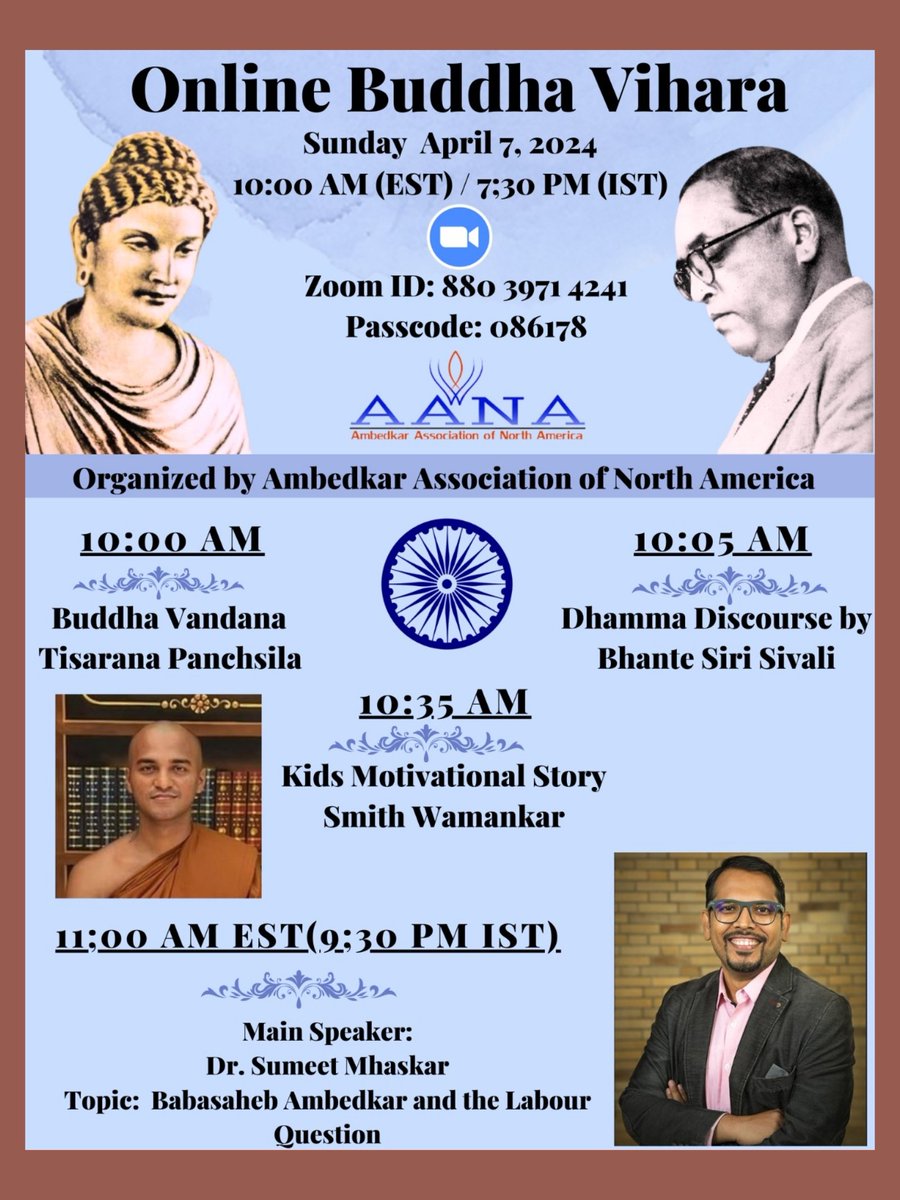 Tomorrow late evening (Indian Time), I will be talking about 'Babasaheb Ambedkar and the Labour Question'. 

#labour 
#ambedkar 
#dalithistorymonth 
#indianlabour 
#labourhistory