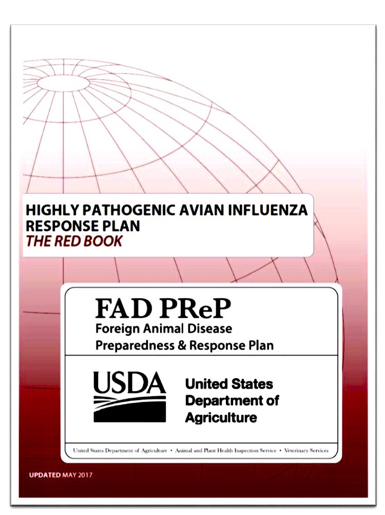 LadyRedHawk1111's tweet image. 2/
#APHIS is part of the USDA
Direction is also coming from the CDC &amp;amp; The WHO 

Note ‘The Red Book’