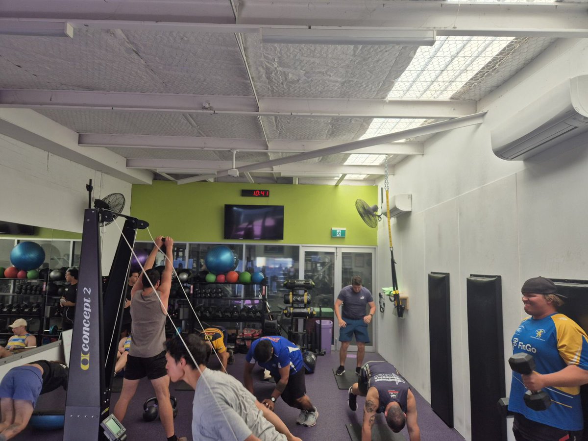 🏉 Dunsborough & Busselton Dungbeetles Rugby Union Club are looking very fit and strong for the upcoming Rugby season 👊🏽
🏋🏽‍♂️ High Interval intense training at Anytime Busselton 💜

#AnytimeFitness #busselton #dungbeetlesrugby #southwestwa #preseason2024 #propatocoach