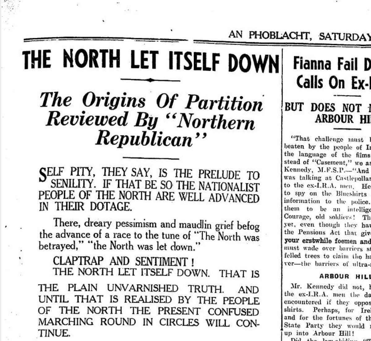 On Episode Six of Dirty War there is a broader look at the issues thrown up by the revolution. One is partition. Guess who An Phoblacht blamed in 1934? Spoiler alert ... it wasn't 'Free Staters' ... open.spotify.com/episode/1PNEN5…