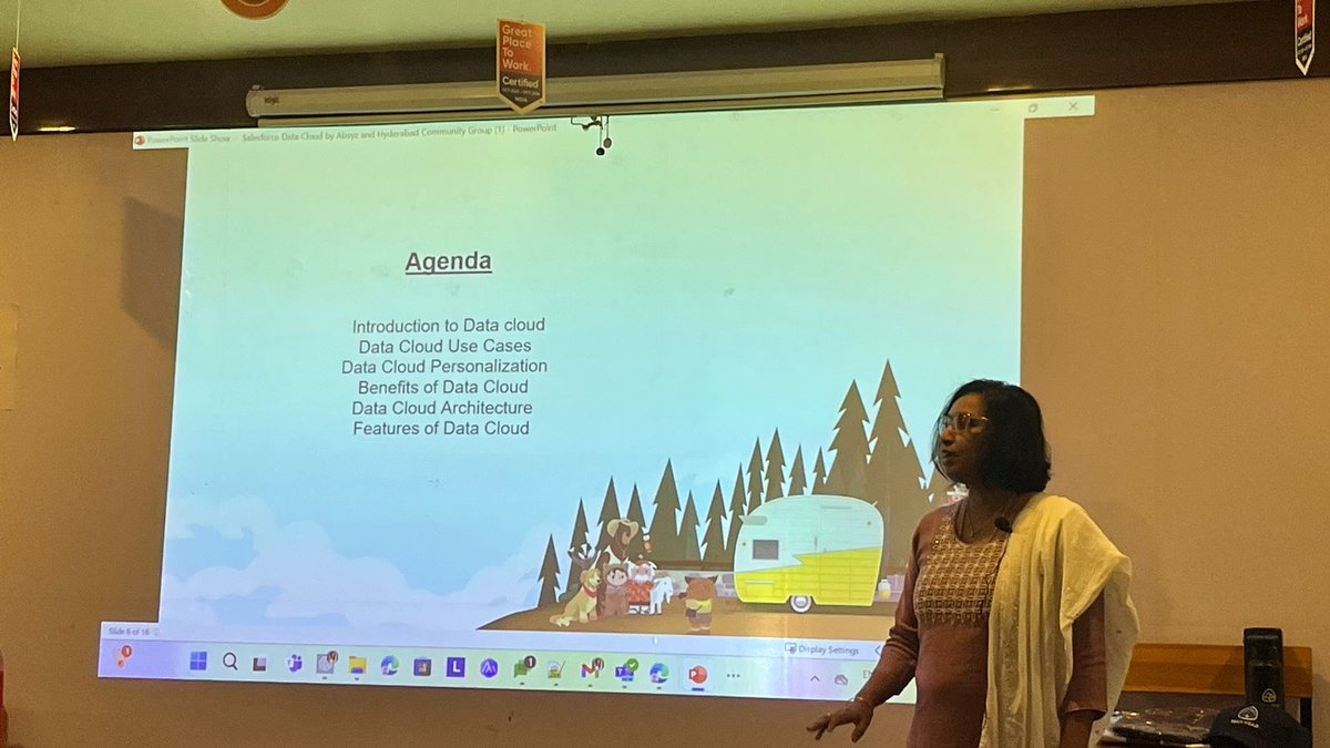 SohailShaikSfdc's tweet photo. Rocking the #DataCloudWorkshop & learning how to play with data in Salesforce like a pro! Huge thanks to @HydSFDG, @HyderabadWit, @hydmcug, @HydNonProfitUG & @HydArchitects for hosting! #SalesforceDataCloud #DataFun https://t.co/NXTSZwTFr9