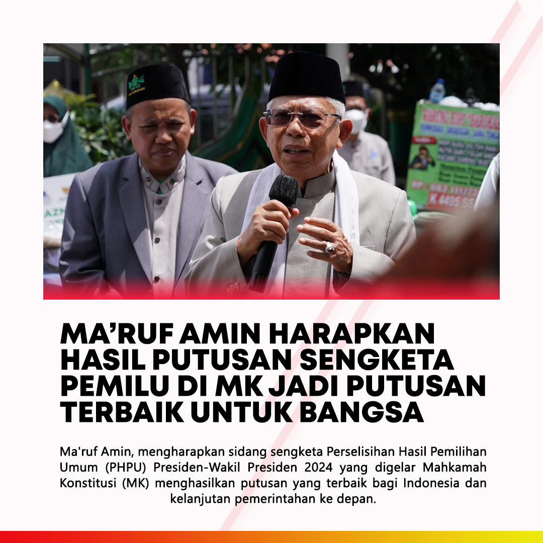 MK sebagai lembaga peradilan yang penting di negara ini mempunyai otoritas yang mutlak untuk menegakkan hukum dan keadilan tanpa intervensi pihak mana pun.
#ShopeeCup2024