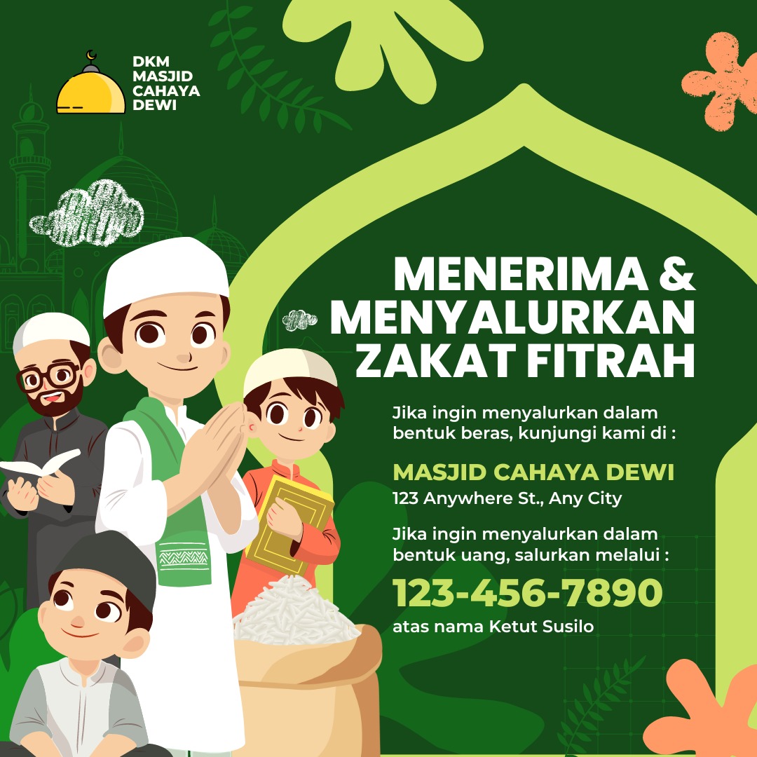 Assalamu'alaikum wr wb

Sekiranya memerlukan template desain format instagram, monggo ini bisa di gunakan ya..

Template Desain Penyaluran Zakat Fitrah

Klik link berikut :

canva.com/id_id/contoh/E…

Makasih