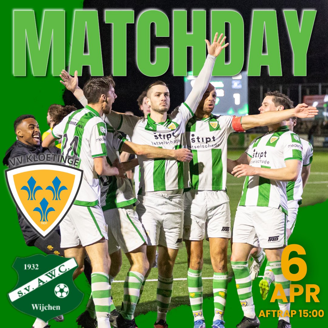 vvkloetinge's tweet photo. ππ€ V.V. Kloetinge
π sv A.W.C.
π Zaterdag 6 april
π 28e speelronde 3e Divisie
π 15:00 uur
ποΈ Sportpark Wesselopark
π VV Kloetinge
Balsponsor: Makkina
#vvkloetinge #competitiewedstrijd #knvb #derdedivisie #scAWC #derdePeriode #KloAWC https://t.co/1gZSB3ssD8