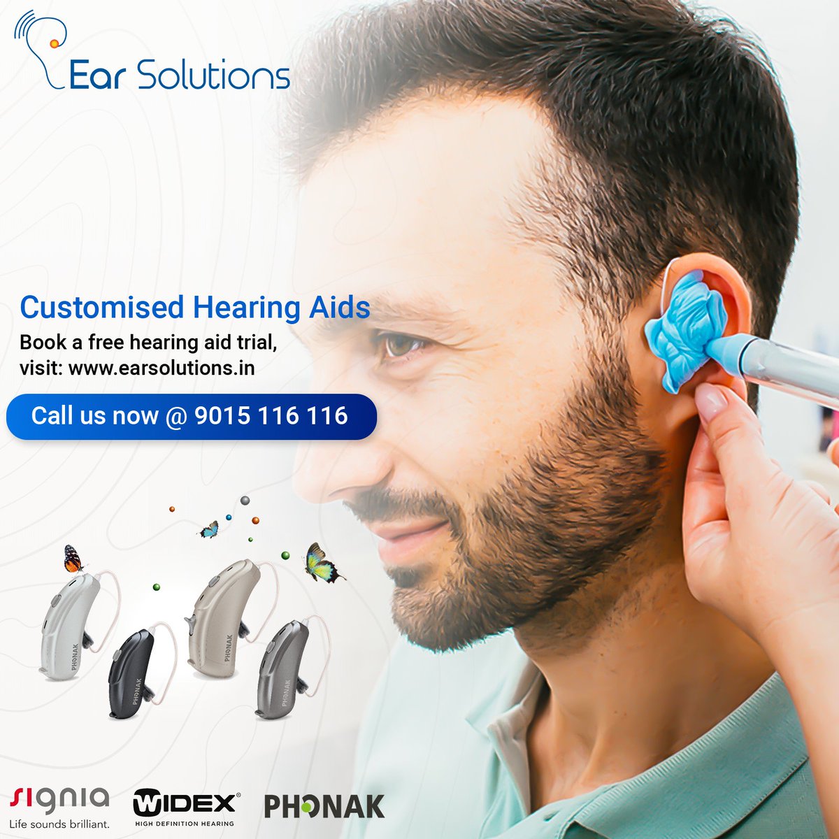 earsolution's tweet image. Discover the world of customized hearing aids! 🌍 Tailored to fit your unique needs, these devices offer personalized comfort and exceptional sound quality. 🔊👂 

 #CustomHearingAids #PersonalizedSound  #EarSolutions #HearingMachine #Audiologist  #FreeHearingTrial #FreeHomeVisit