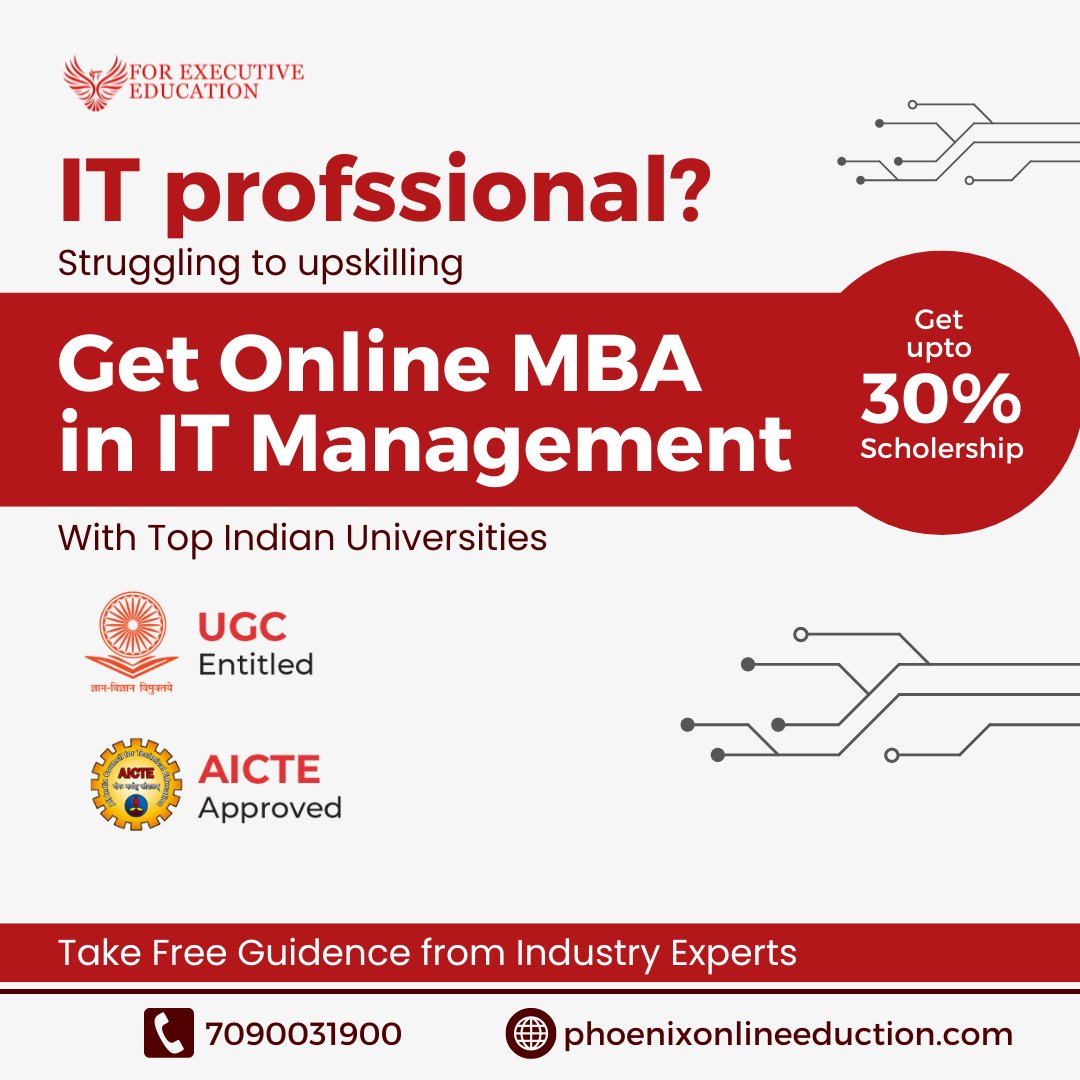 IT professionals, level up your career with an MBA in IT Management for better growth. Gain leadership skills and technical expertise to advance your career. Enroll now!
.
.
.
#manipaluniversityjaipur #undergraduation #onlinebba #distanceeducationlearning #onlineadmission